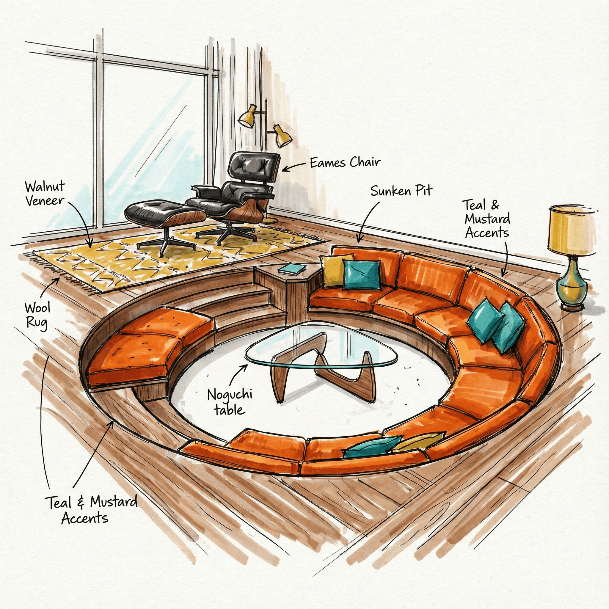 Intérieur généré par IA